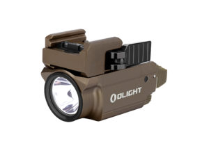 Světlo na zbraň OLIGHT BALDR RL mini 600 lm Desert Tan – červený laser